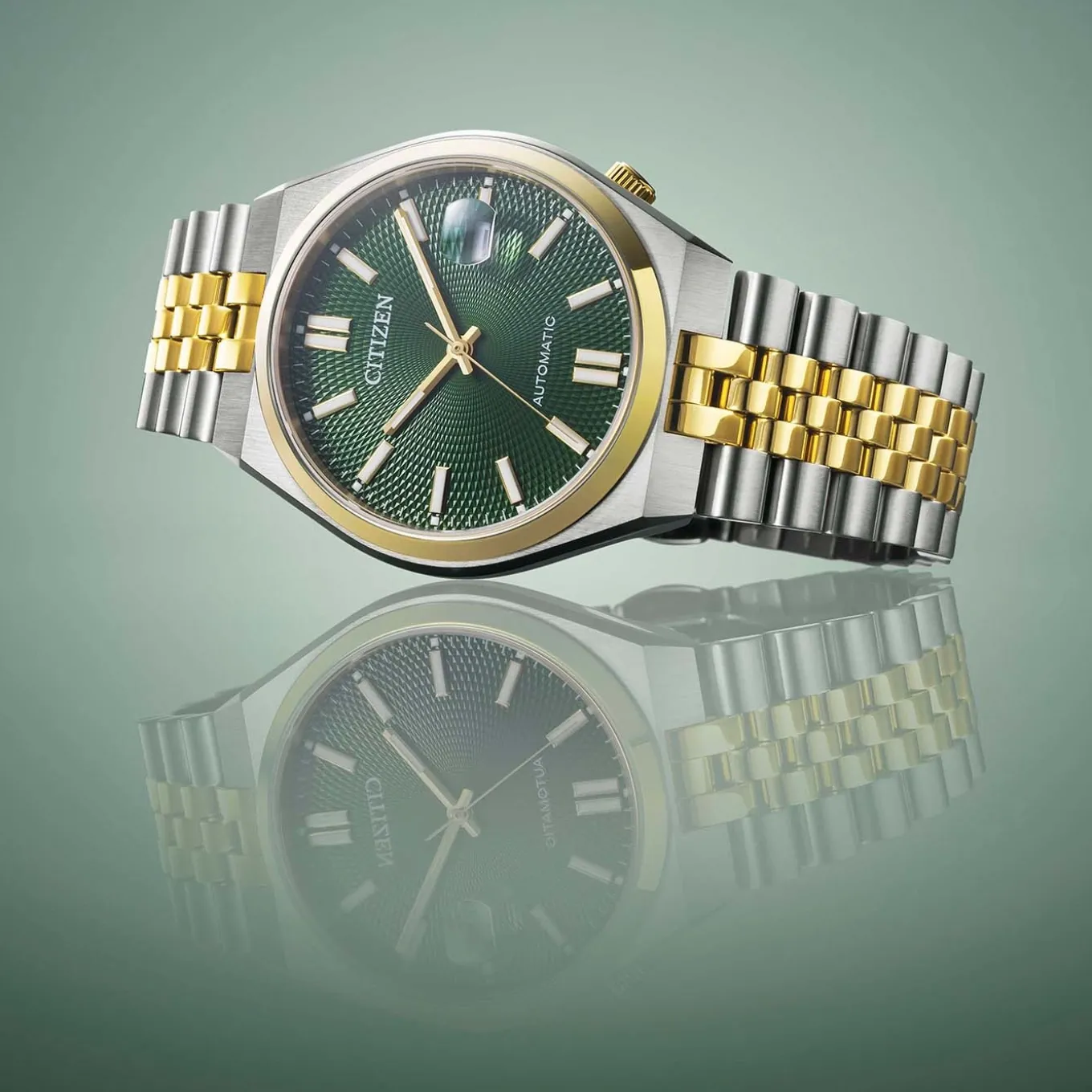 NK0024-54X Herren Edelstahl | grün