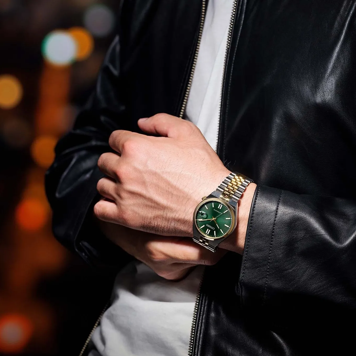 NK0024-54X Herren Edelstahl | grün