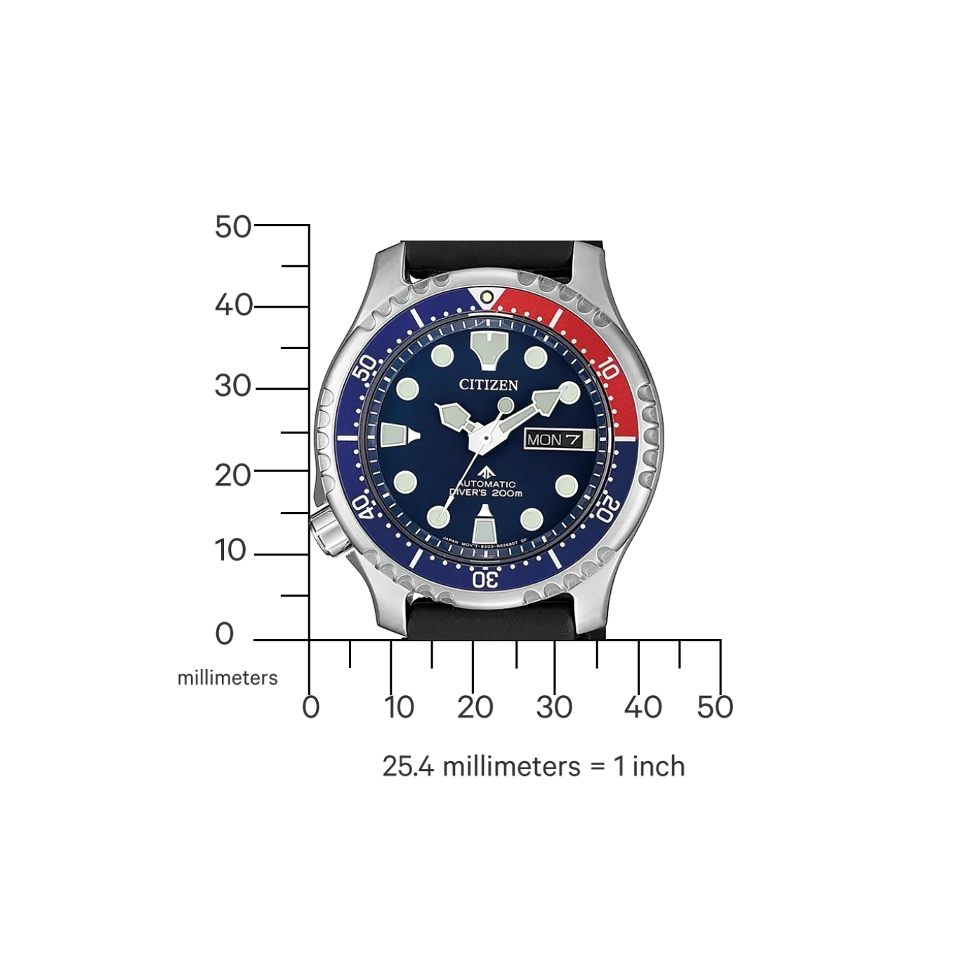 NY0086-16LC Promaster Mechanical Diver Herren Gummiband (Urethan) | blau | ø 42mm