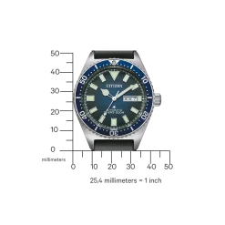 NY0129-07LC PROMASTER Mechanical Diver Herren Gummiband (Urethan) | blau | ø 41mm