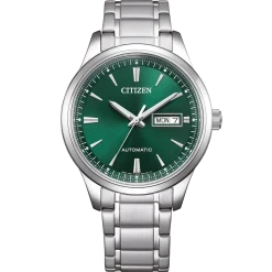 NY4058-79XC               Herren Edelstahl | grün | ø 40mm