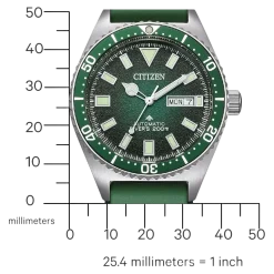 NY0121-09XC                                        PROMASTER Mechanical Diver                                        Herren Gummiband (Urethan) | grün | ø 41mm
